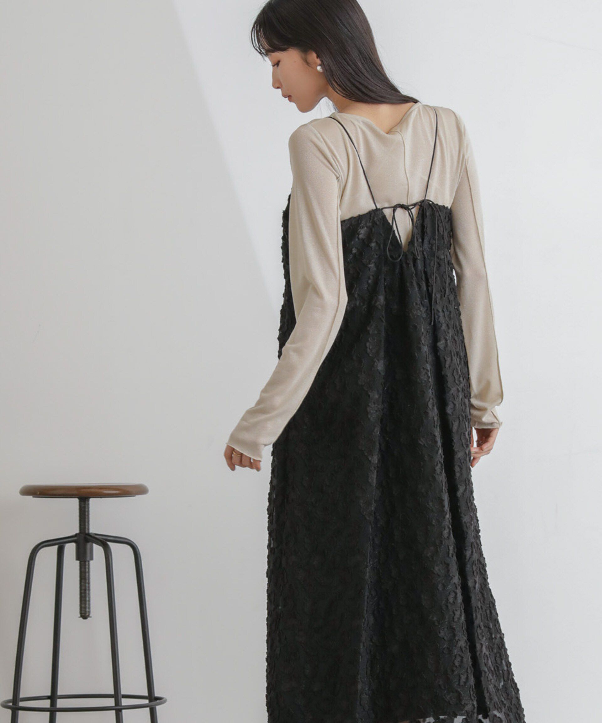 nano･universe「シアージャガードキャミワンピース」|ワンピース|