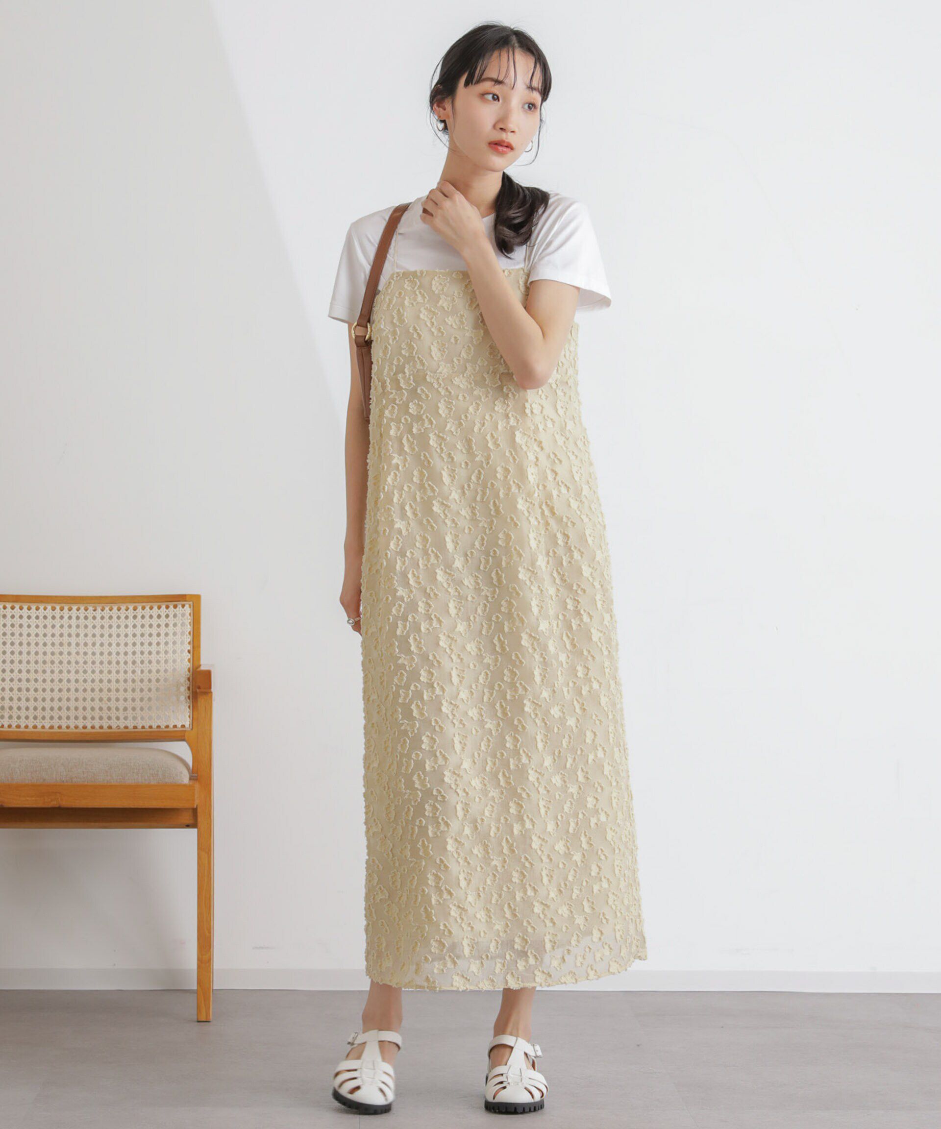 nano･universe「シアージャガードキャミワンピース」|ワンピース|