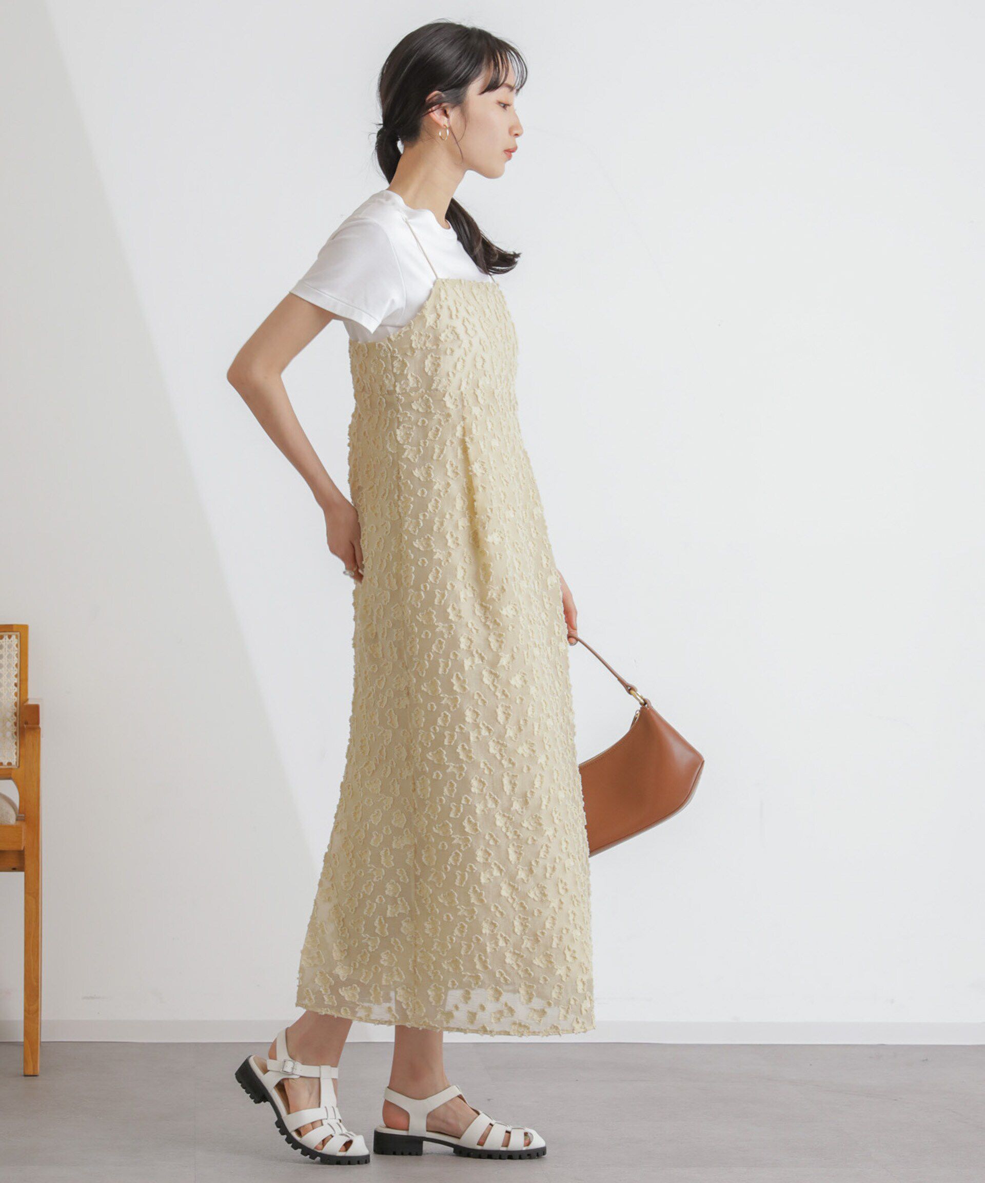 nano･universe「シアージャガードキャミワンピース」|ワンピース|