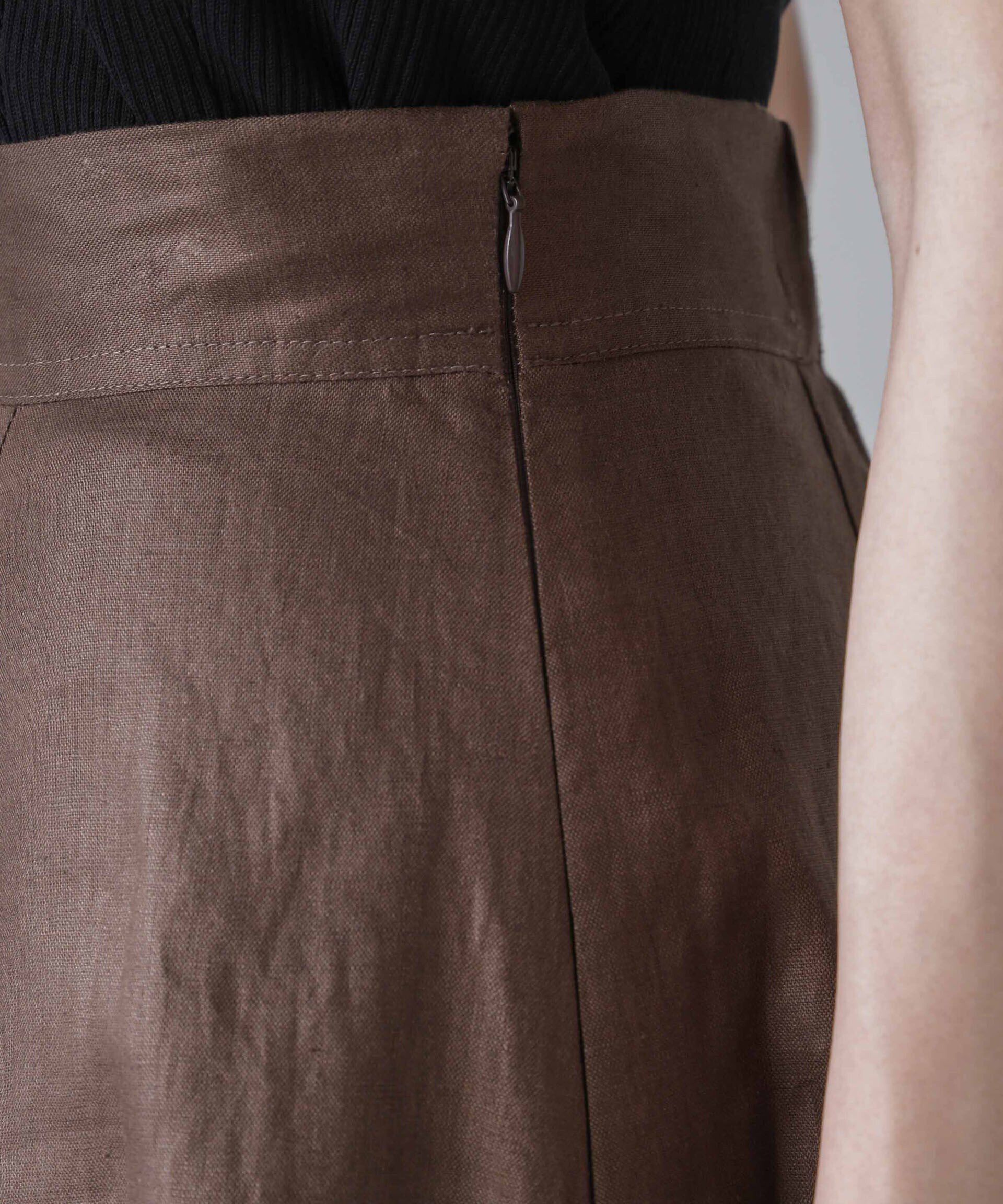 nano･universe「リネンフレアスカート(セットアップ可)」|スカート|