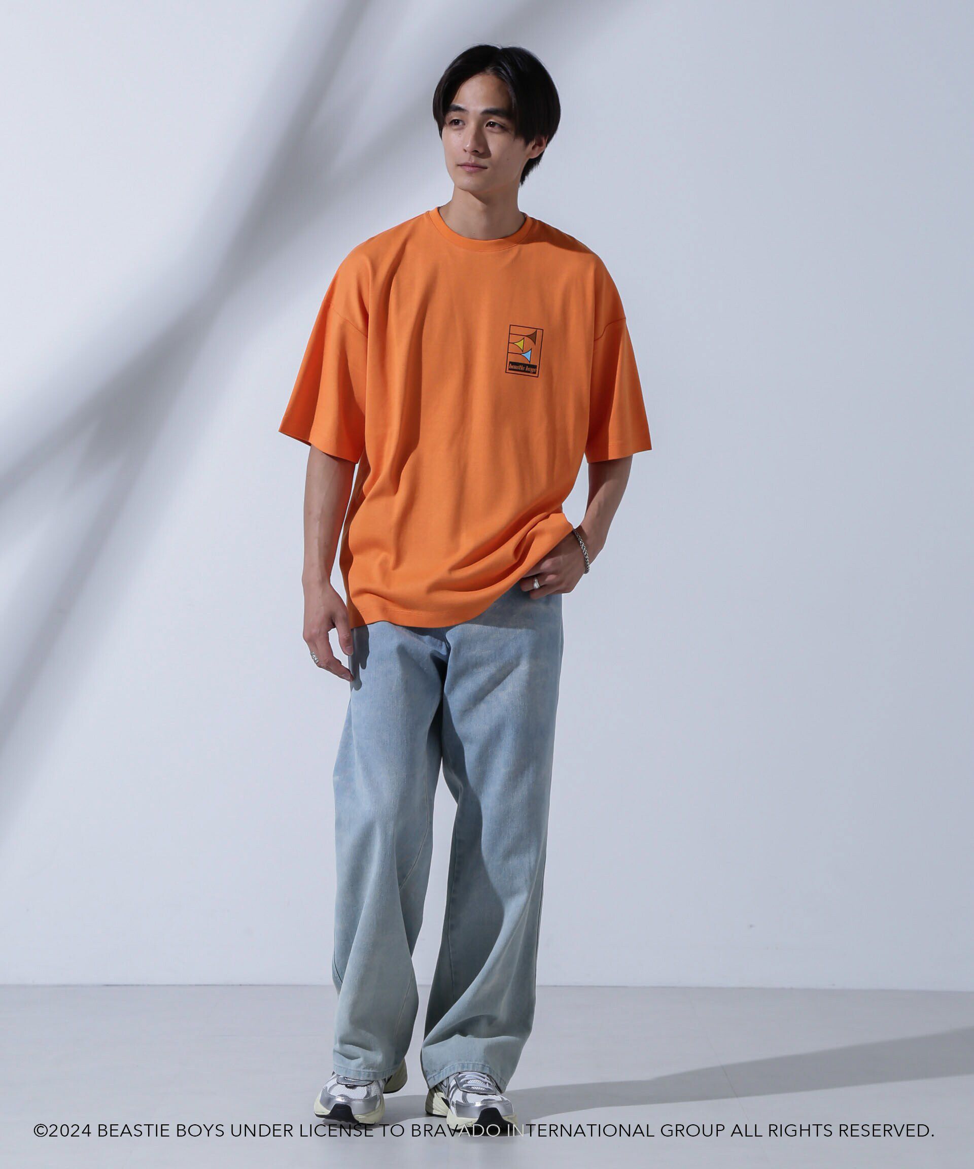 nano･universe「GOOD ROCK SPEED&times;Anti Soaked(R) 汗染み防止 ｢BEASTIE BOYS｣1 ｸﾙｰﾈｯｸﾋﾞｯｸ  」|Tシャツ・カットソー|