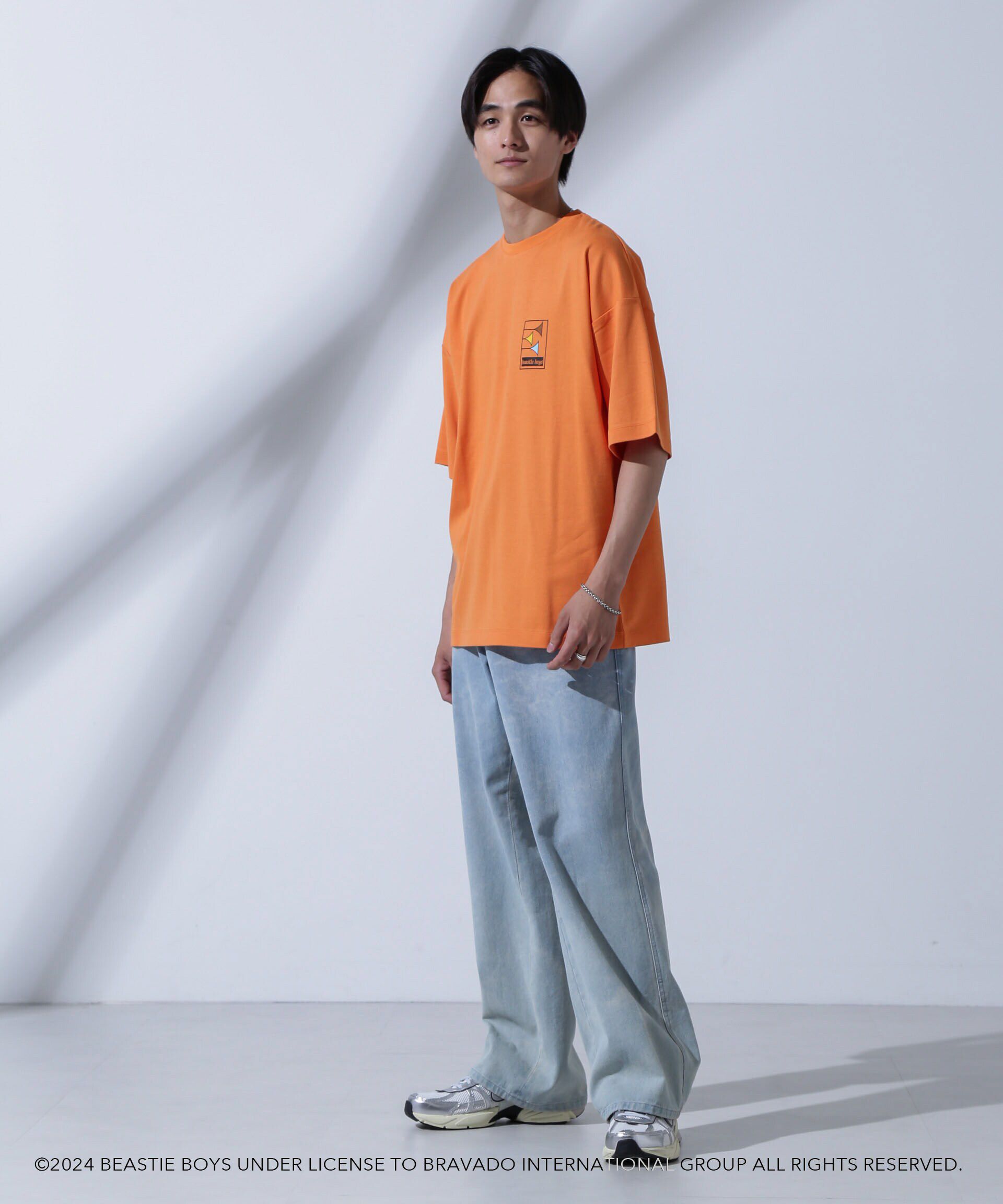 nano･universe「GOOD ROCK SPEED&times;Anti Soaked(R) 汗染み防止 ｢BEASTIE BOYS｣1 ｸﾙｰﾈｯｸﾋﾞｯｸ  」|Tシャツ・カットソー|