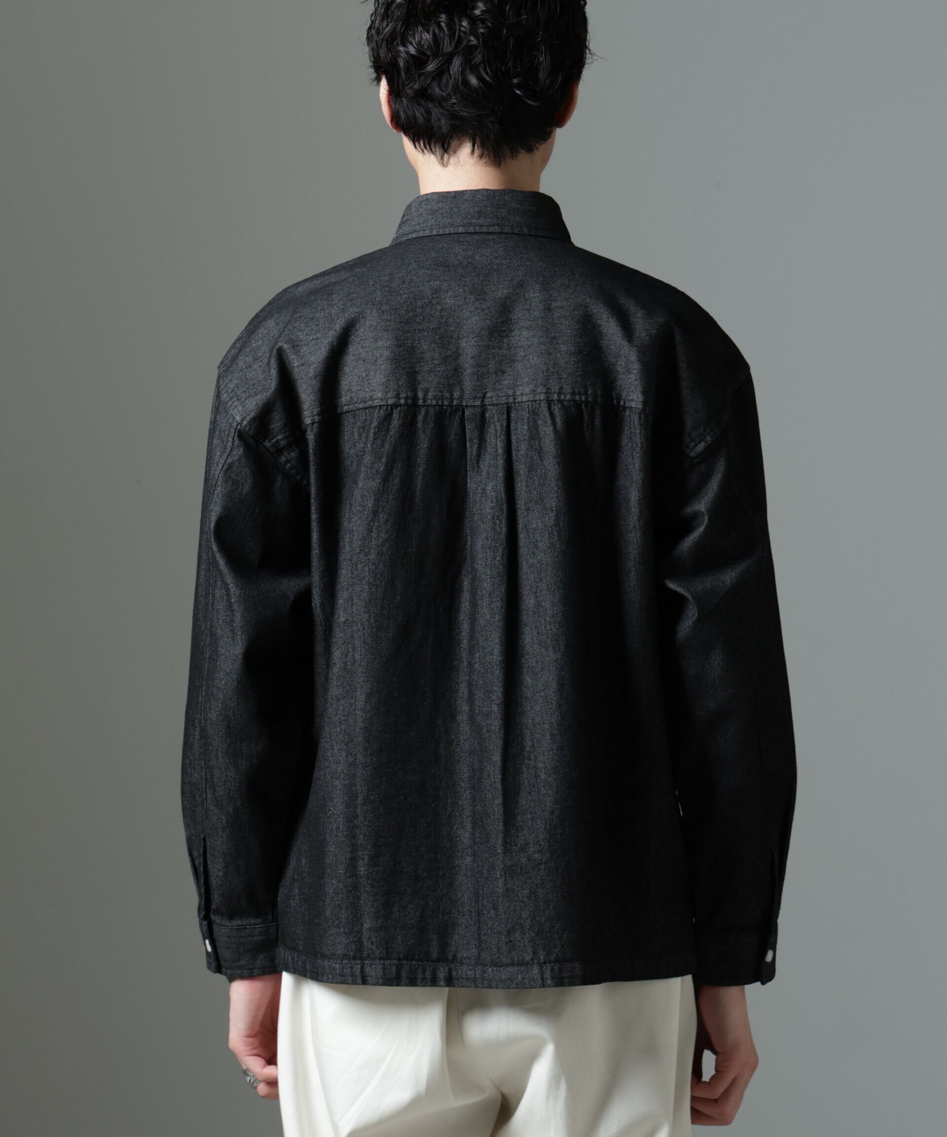 nano･universe「NORMANBROS別注 ワイドポケット デニムシャツ」|シャツ・ブラウス|