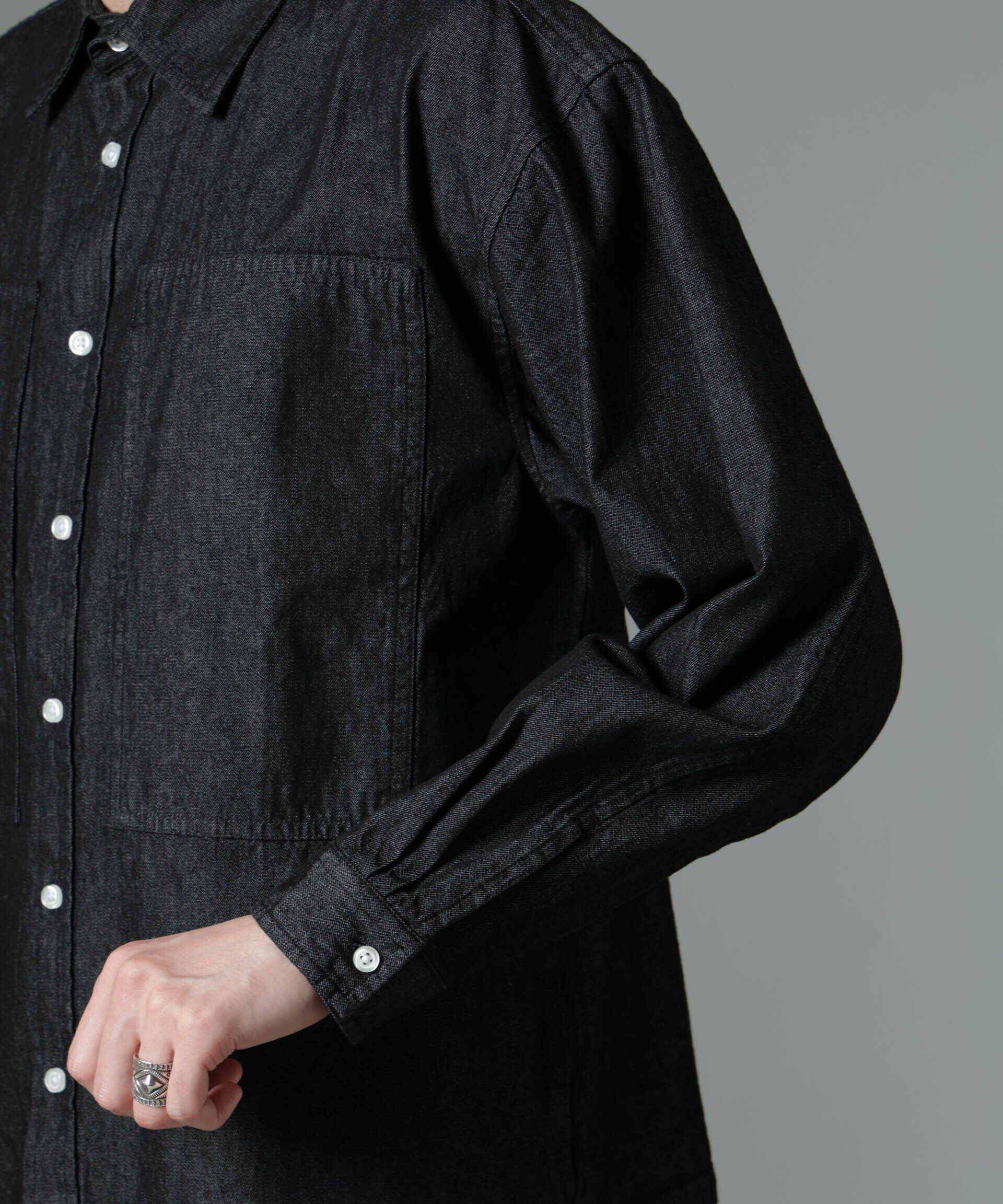 nano･universe「NORMANBROS別注 ワイドポケット デニムシャツ」|シャツ・ブラウス|