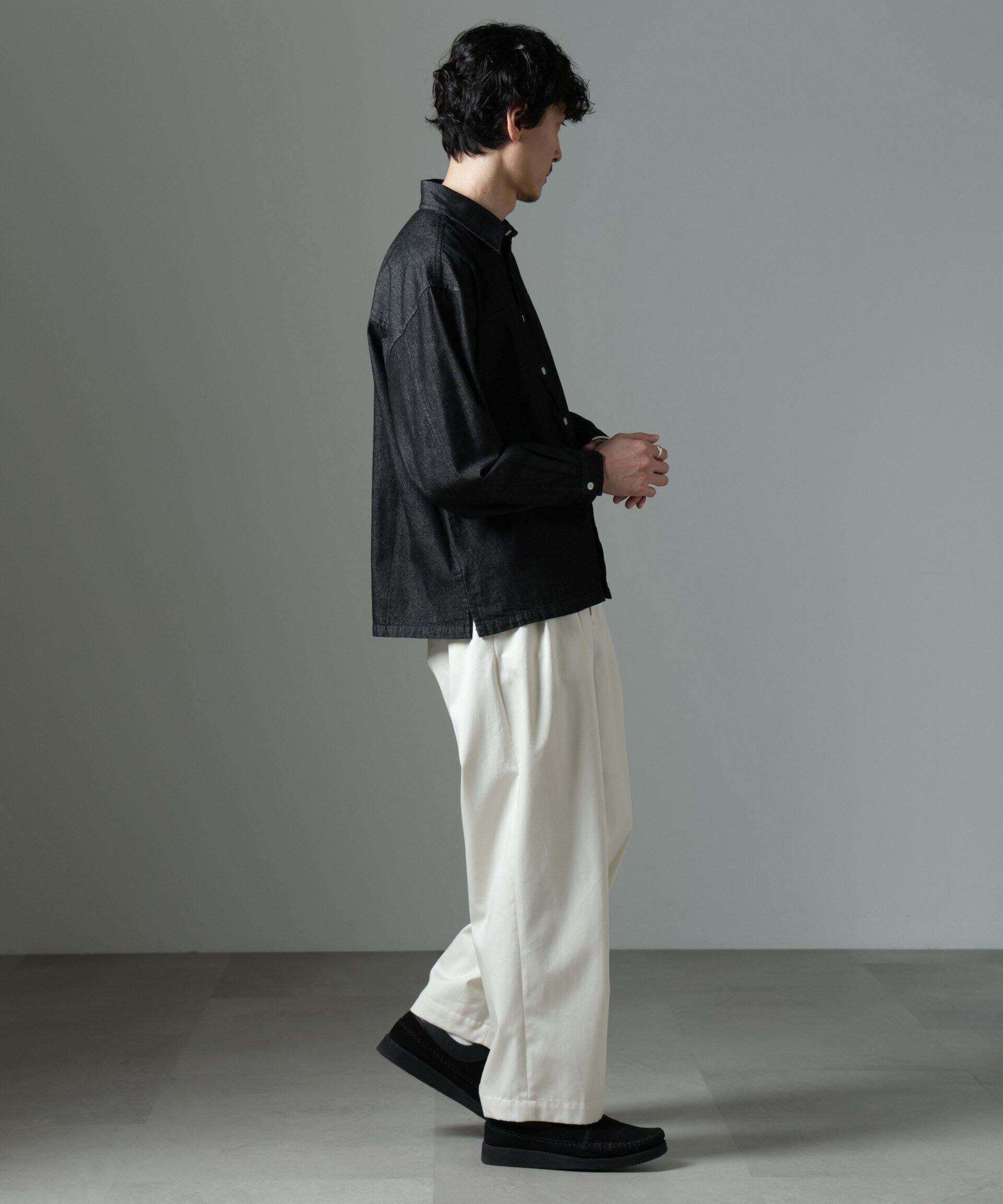 nano･universe「NORMANBROS別注 ワイドポケット デニムシャツ」|シャツ・ブラウス|