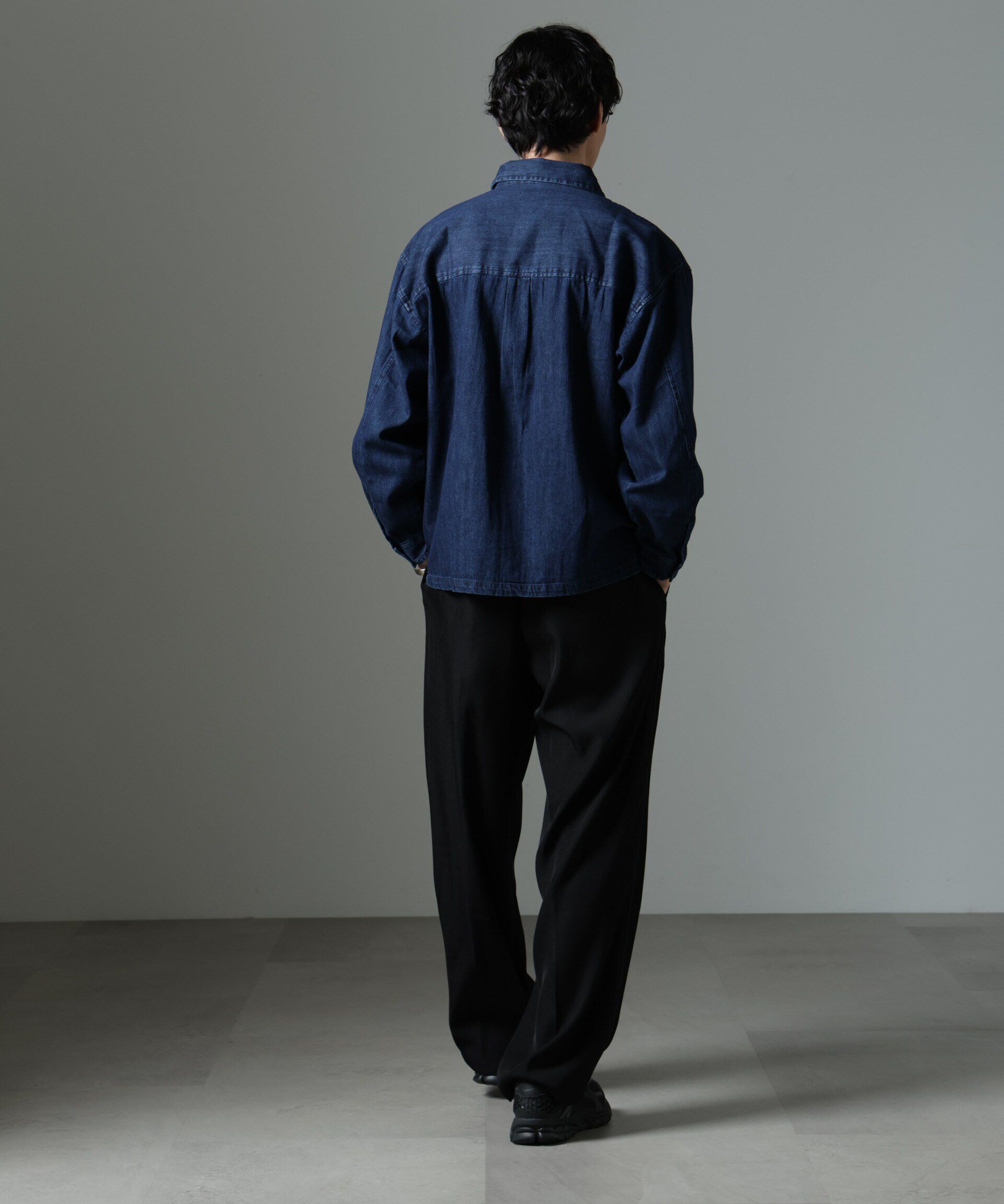 nano･universe「NORMANBROS別注 ワイドポケット デニムシャツ」|シャツ・ブラウス|