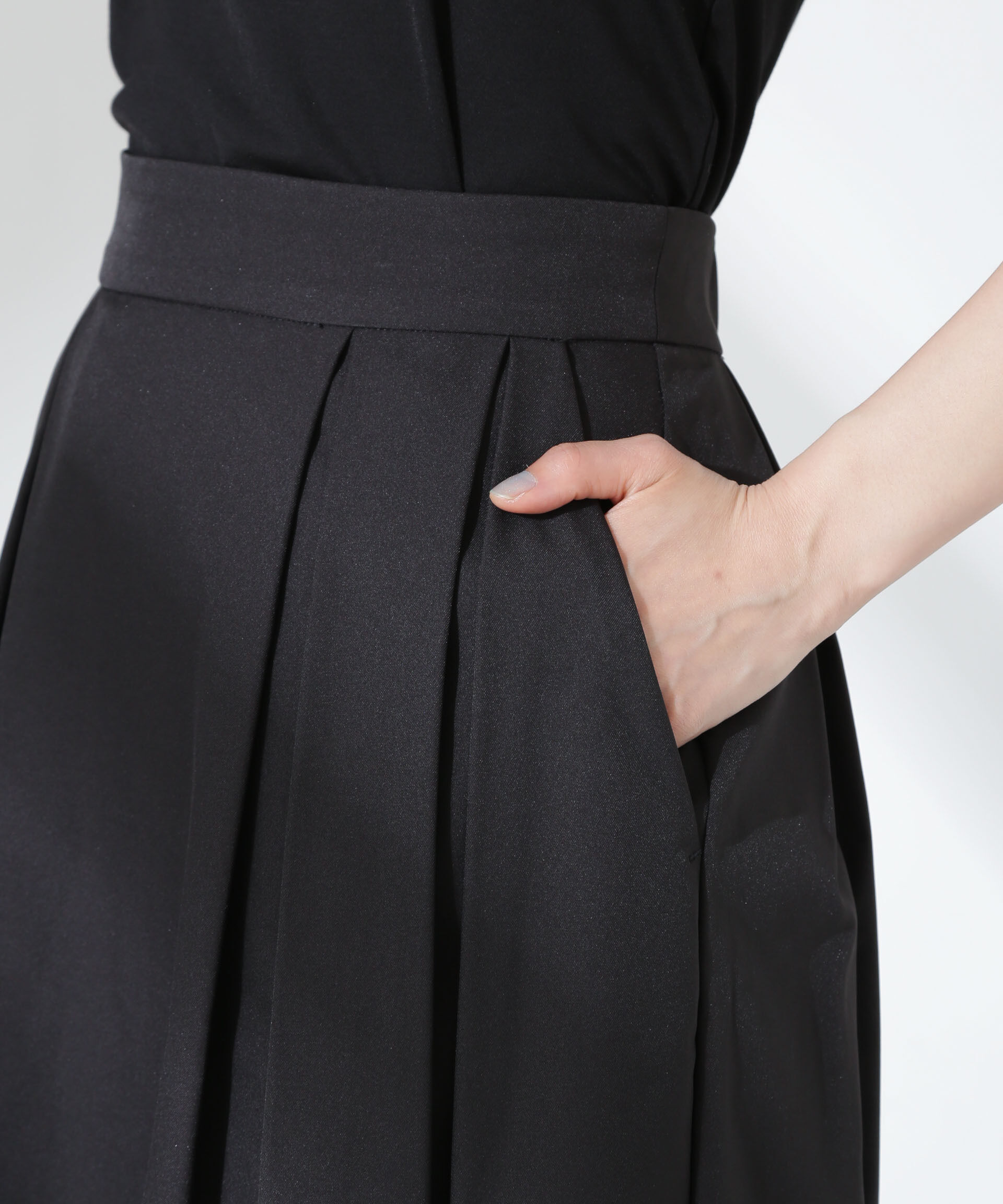 nano･universe「タックコクーンスカート」|スカート|