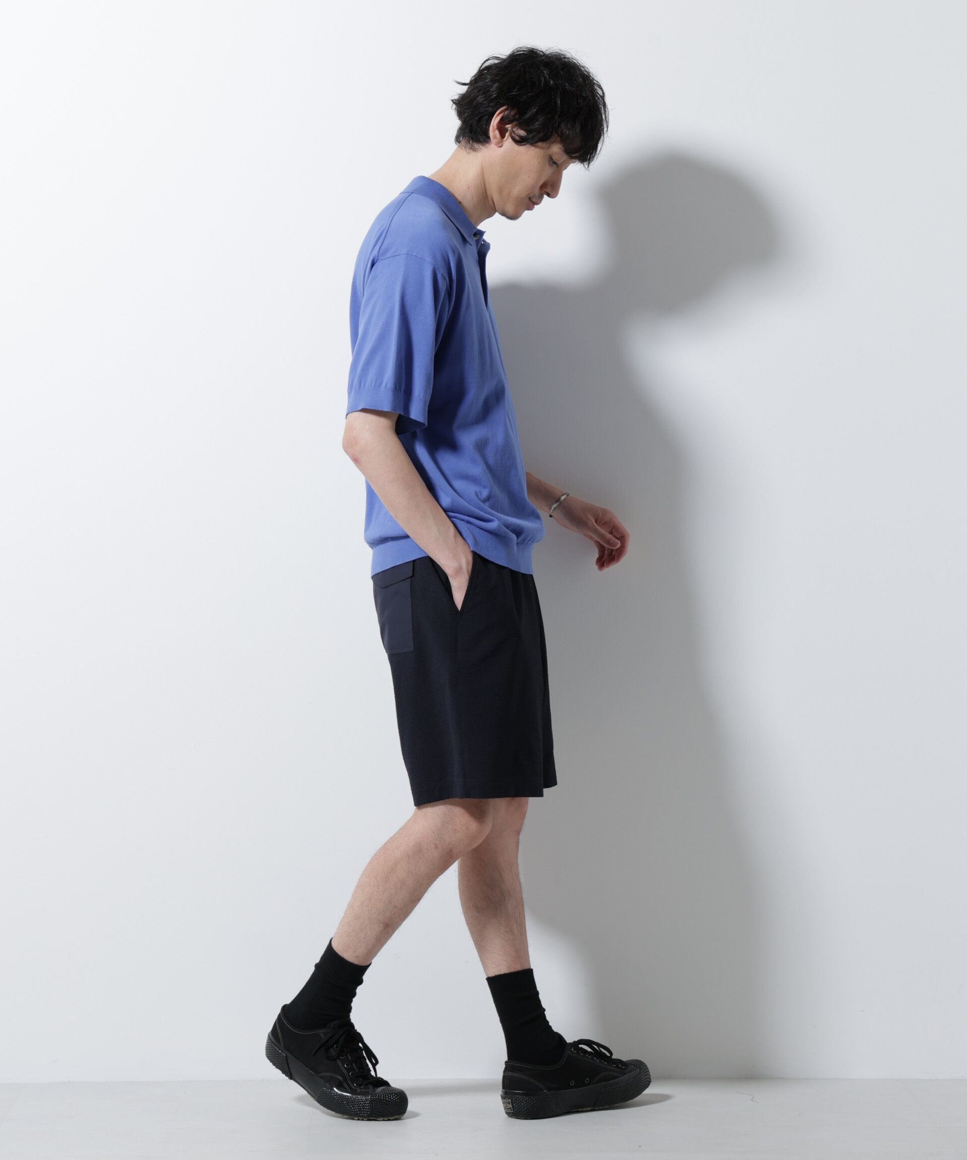 nano･universe「DotAir(R)サッカーストレッチイージーショートパンツ/吸水速乾」|チノ|