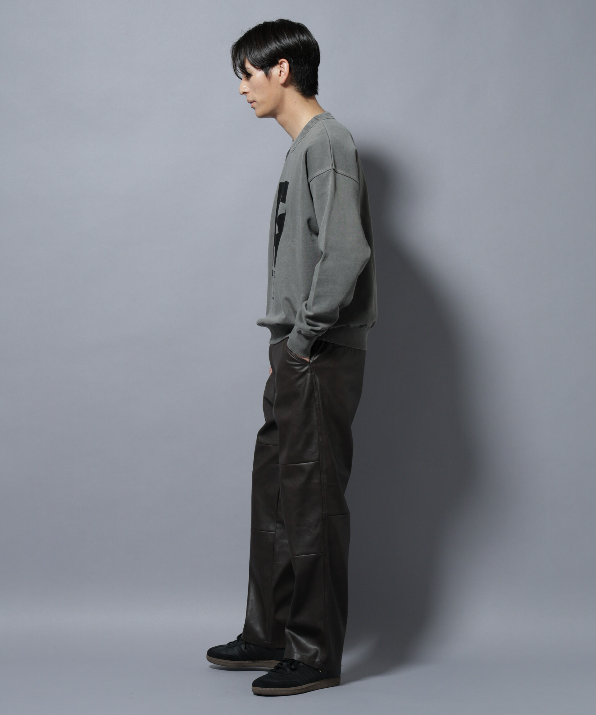 nano･universe「ヴィンテージライク エディトリアル デザインスウェット」|Tシャツ・カットソー|