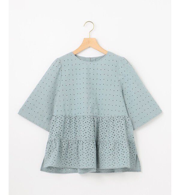 組曲「【新色追加】エンブロイダリーレースフリル ブラウス」|シャツ・ブラウス|