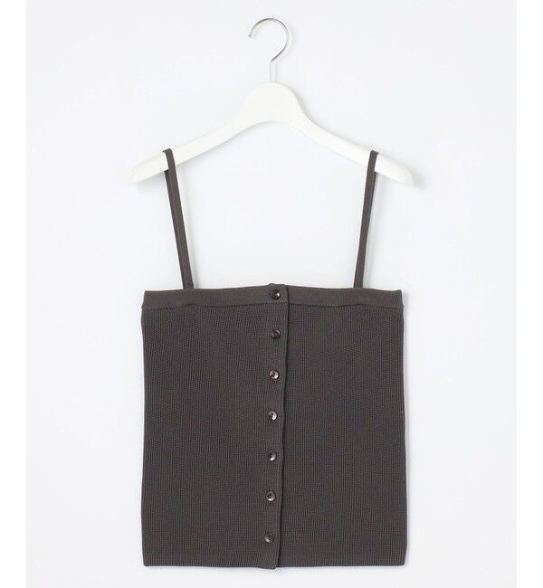 自由区「【洗える】ドライコットンハイゲージニット ビスチェ」|その他|