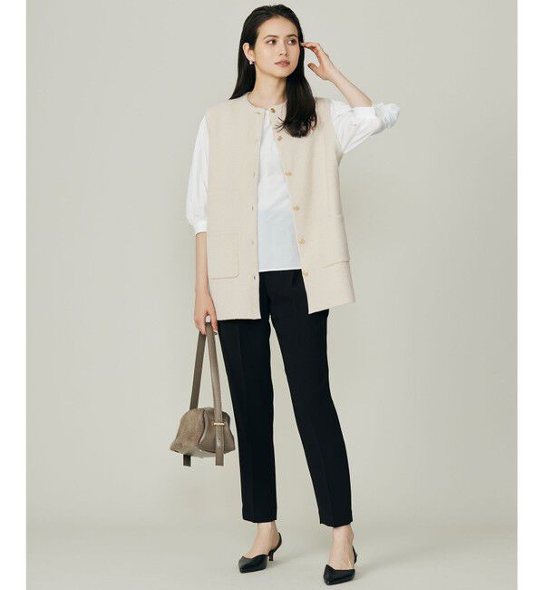 自由区「【カタログ掲載】ループボンディングニット ベスト」|ベスト・ジレ|