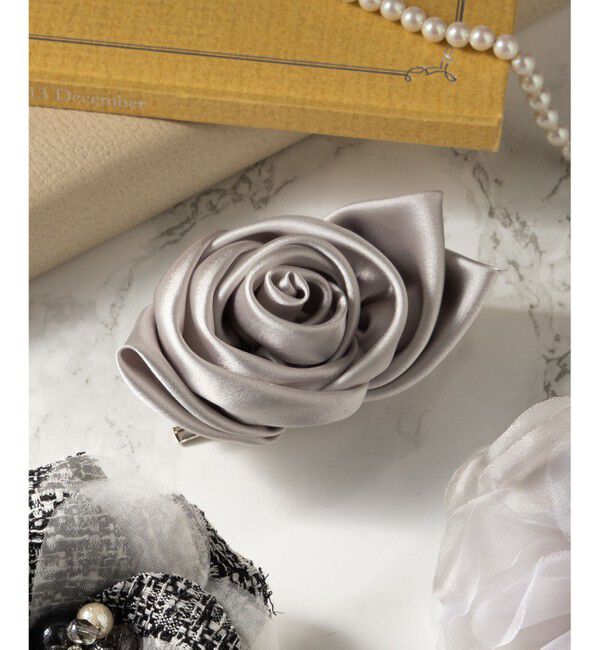 23区「サテンコサージュ」|ブローチ・コサージュ|ﾗｲﾄｸﾞﾚ