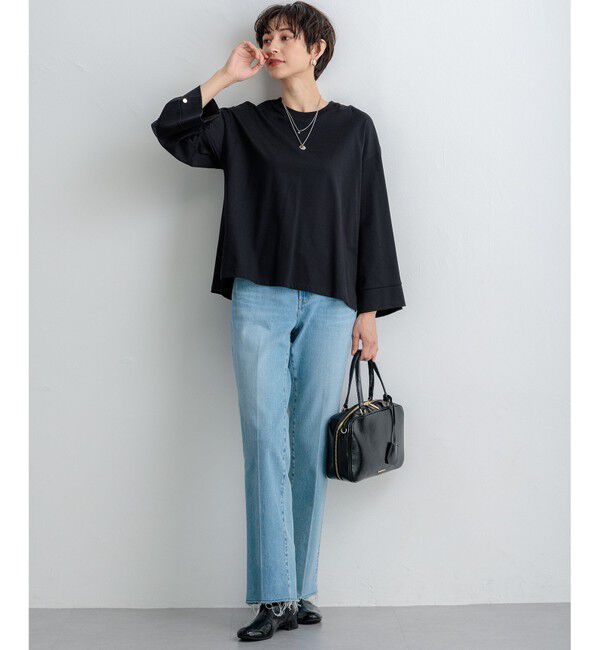 23区「【RED CARD TOKYO&times;23区】デニム フレアパンツ」|デニム|