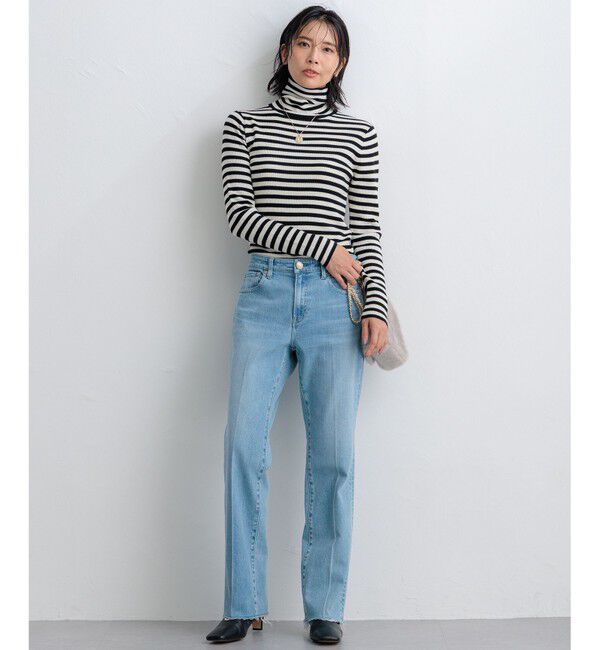 23区「【RED CARD TOKYO&times;23区】デニム フレアパンツ」|デニム|