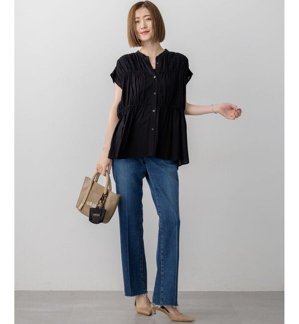 23区「【RED CARD TOKYO&times;23区】デニム フレアパンツ」|デニム|