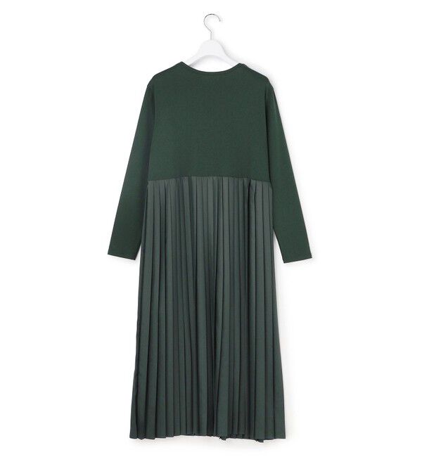 23区「ニットセットアップ プリーツコンビ ワンピース」|ワンピース|