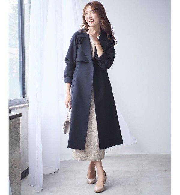 ANY SIS「【洗える】Nobleライトトレンチ コート」|トレンチコート|