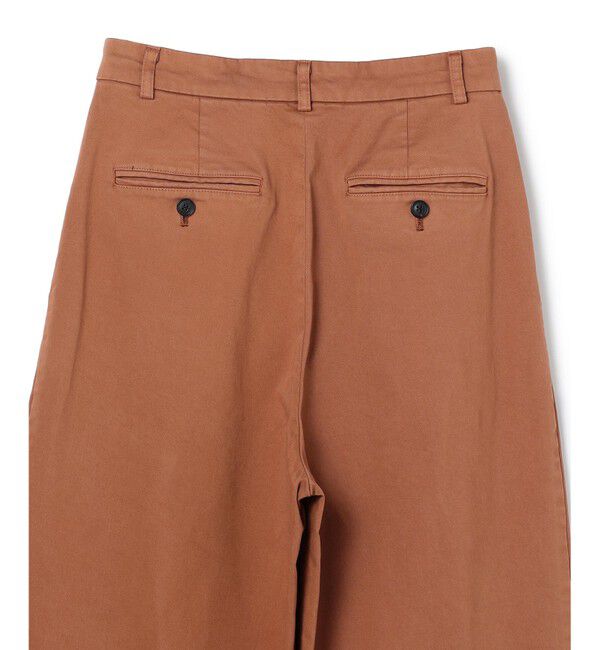 BEIGE,「【洗える・Oggi 11月号掲載】HAMLIN / コットンストレッチ2タックワイドパンツ」|その他|