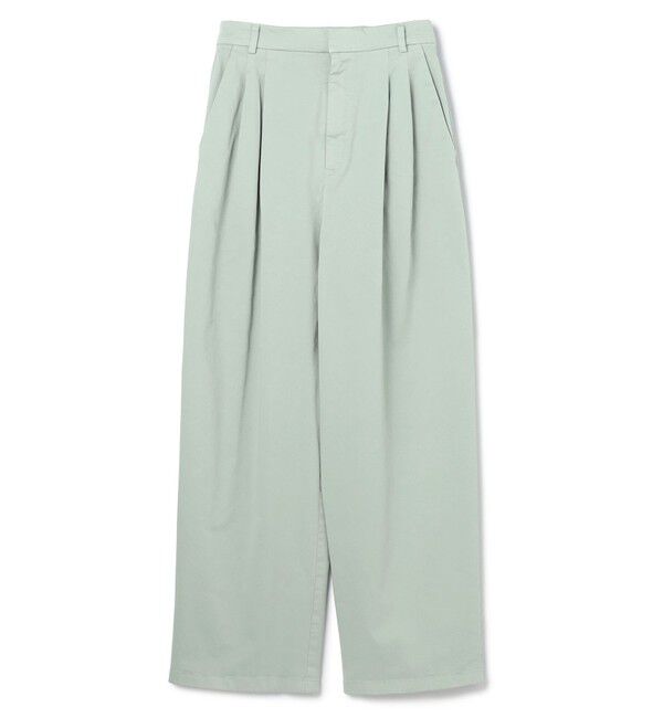 BEIGE,「【洗える・Oggi 11月号掲載】HAMLIN / コットンストレッチ2タックワイドパンツ」|その他|