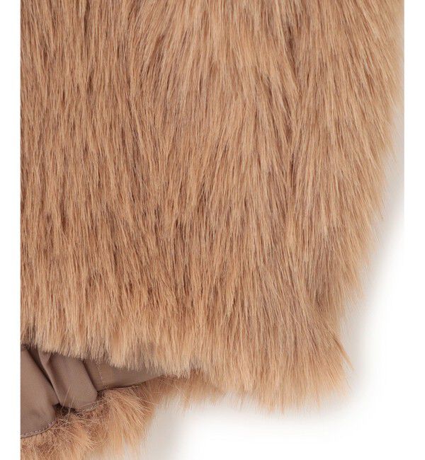 BEIGE,「【Precious 11月号掲載】ELSA / フェイクファージレ」|ベスト・ジレ|