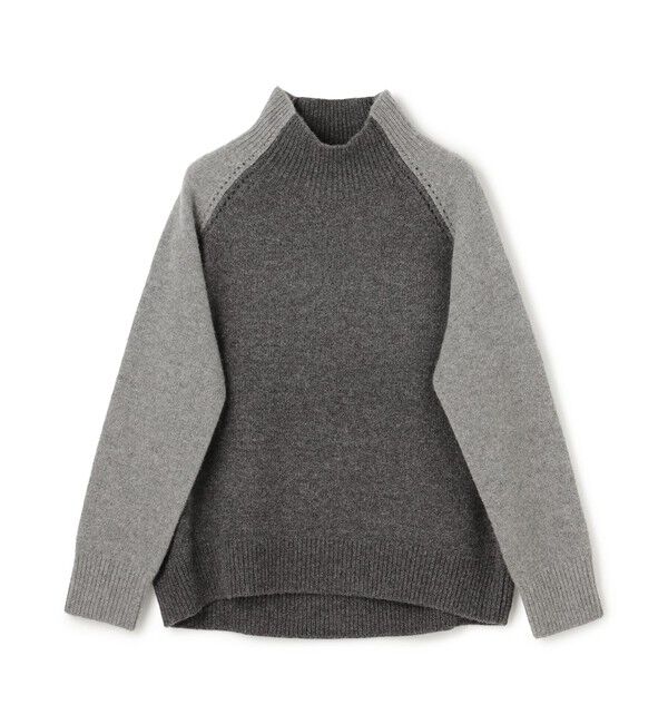 BEIGE,「【Oggi掲載】RULE / ウールカシミヤバイカラーハイネックニット」|ニット・セーター|