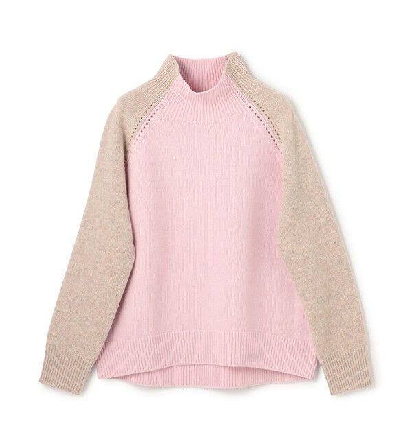 BEIGE,「【Oggi掲載】RULE / ウールカシミヤバイカラーハイネックニット」|ニット・セーター|