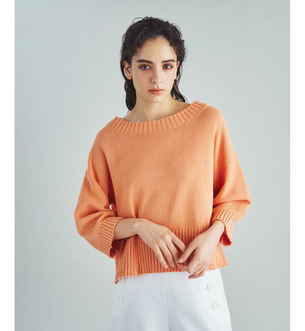 Grace Class「クラッシュヘムクロップトトップ」|ニット・セーター|