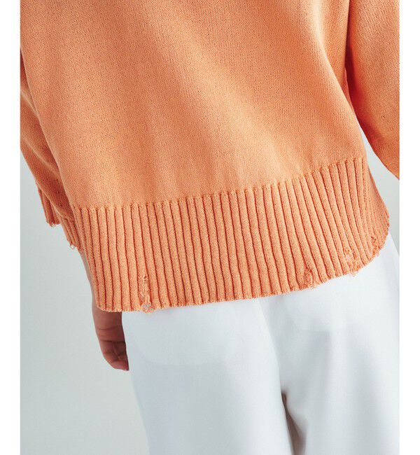 Grace Class「クラッシュヘムクロップトトップ」|ニット・セーター|