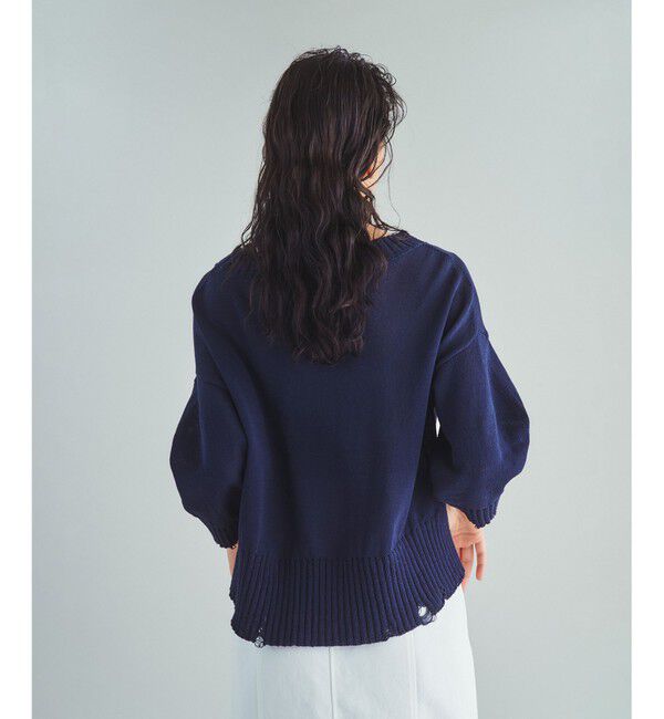 Grace Class「クラッシュヘムクロップトトップ」|ニット・セーター|