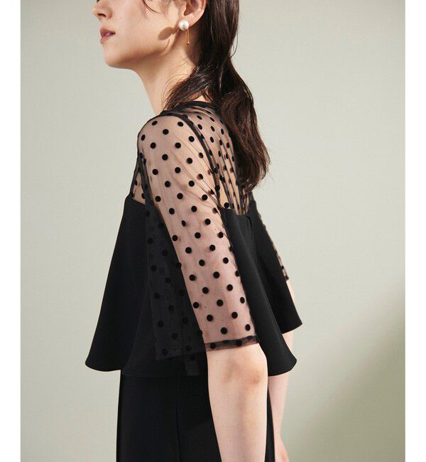 Grace Class「ドットチュールサロペット」|オールインワン|