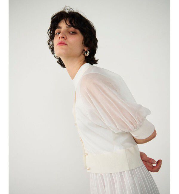 Diagram「ラメシアードルマンニットカーディガン」|カーディガン|