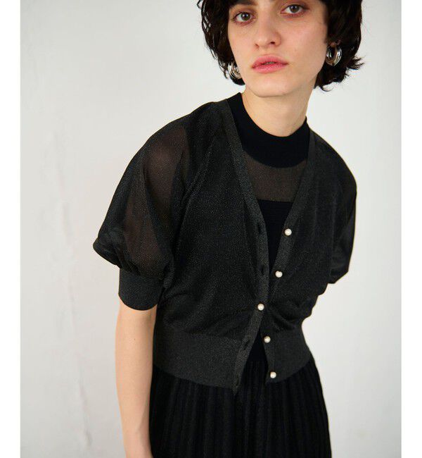 Diagram「ラメシアードルマンニットカーディガン」|カーディガン|