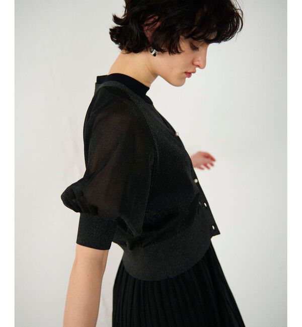 Diagram「ラメシアードルマンニットカーディガン」|カーディガン|