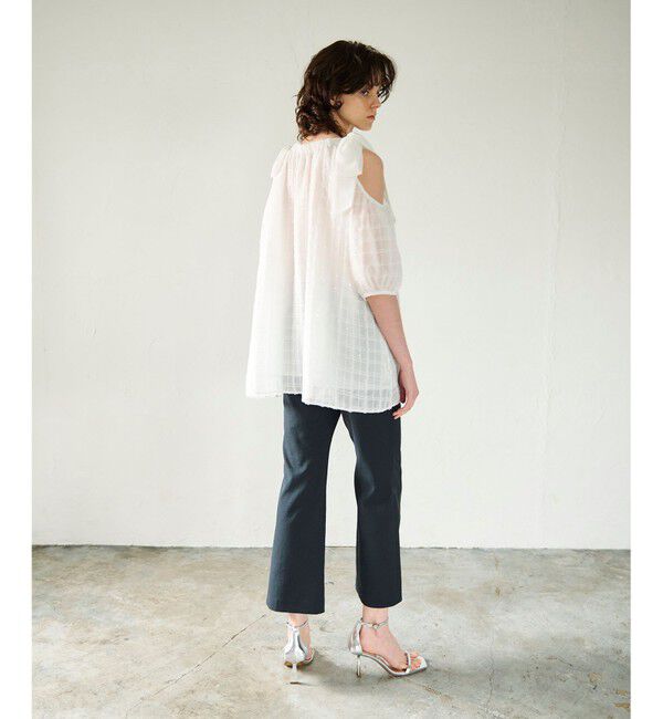 GRACE CONTINENTAL「チュールフリルフレアトップ」|その他|