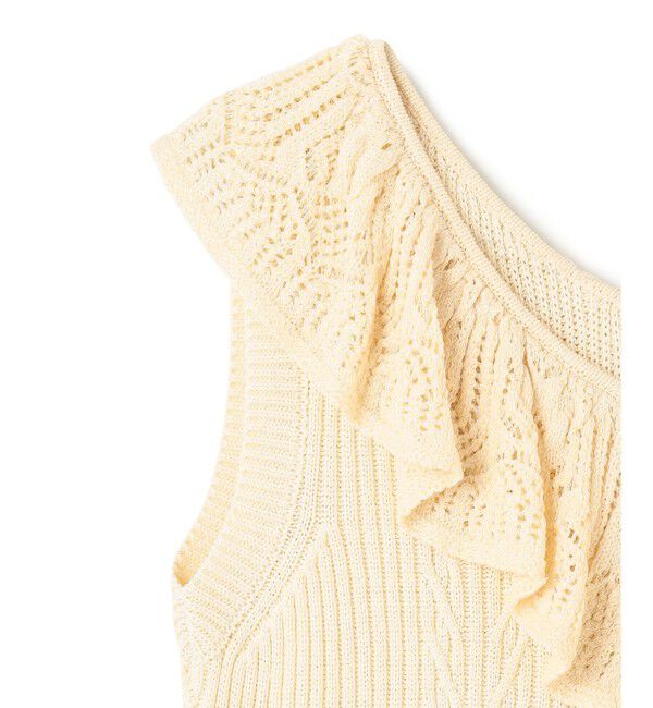 GRACE CONTINENTAL「ミックスフリルニットトップ」|その他|