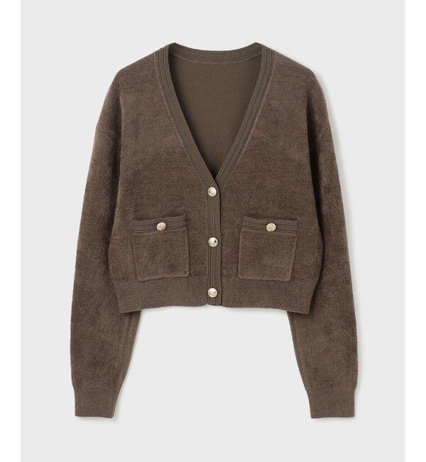 GRACE CONTINENTAL「モールニットカーディガン」|カーディガン|