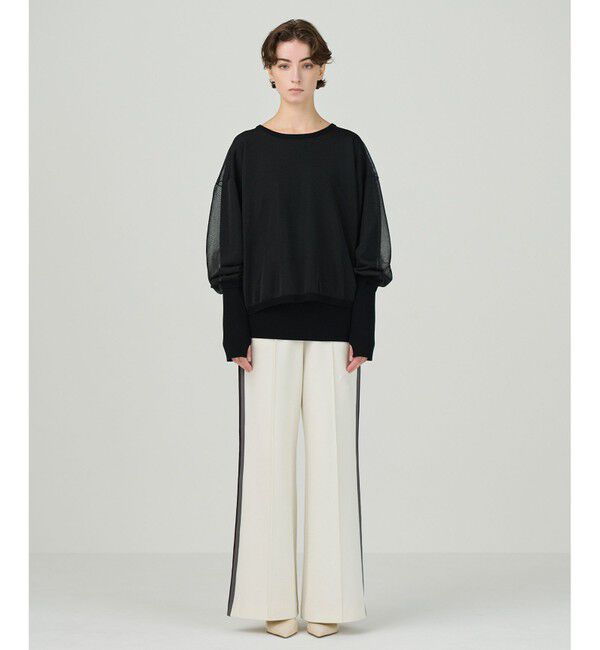 Diagram「シアーニットトップ」|ニット・セーター|ブラック