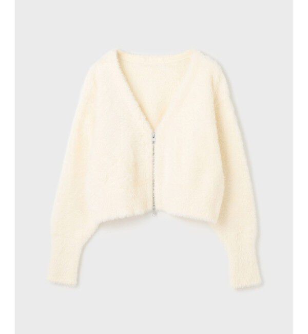 Diagram「フェザーzipニットカーディガン」|カーディガン|