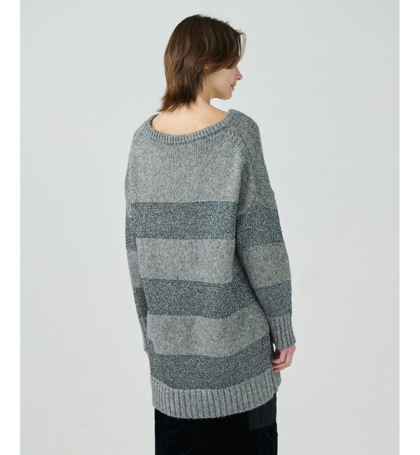 Grace Class「ラメボーダーニットトップ」|ニット・セーター|