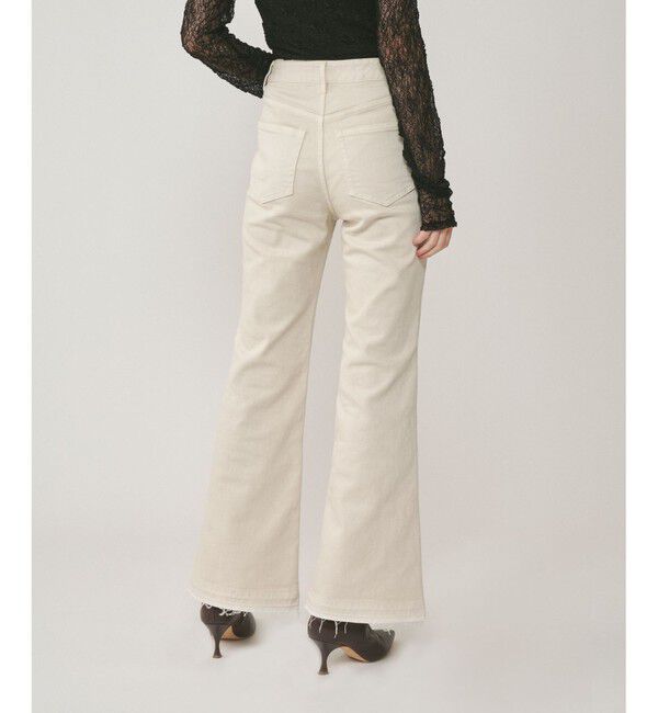 GRACE CONTINENTAL「フレアデニムパンツ」|デニム|