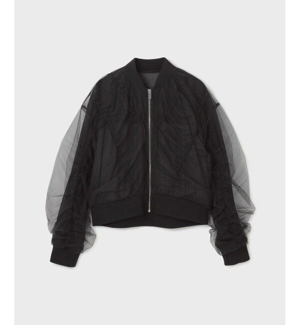  「チュールギャザーブルゾン」|ブルゾン・スタジャン|