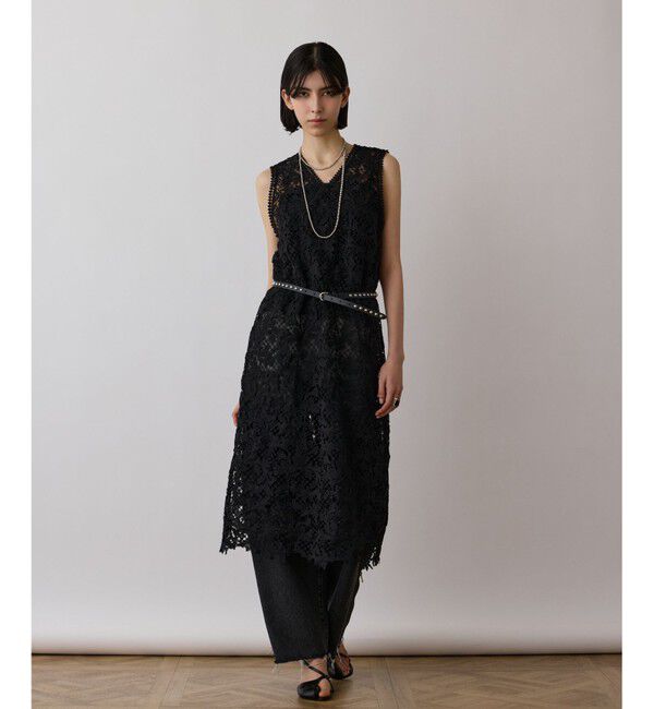 Diagram「ケミカルレースストレートトップ」|その他|ブラック