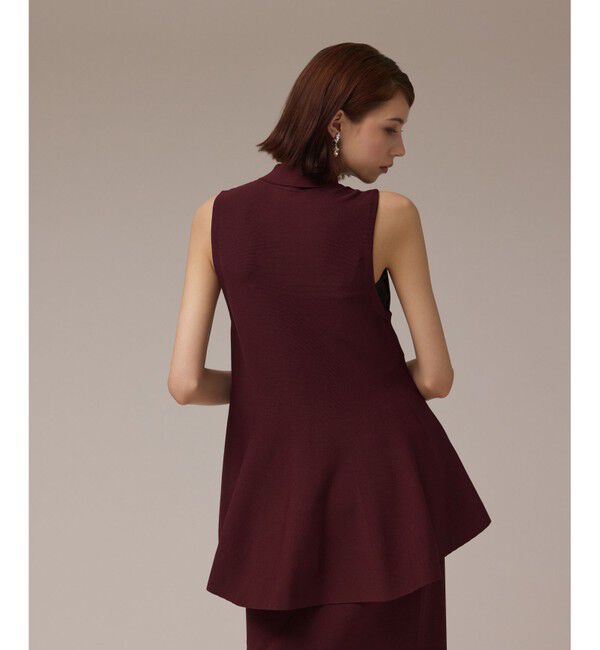 GRACE CONTINENTAL「ビジューニットベスト」|ベスト・ジレ|