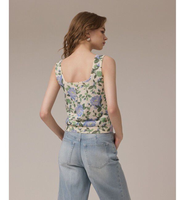 Diagram「ローズプリントニットトップ」|タンクトップ|