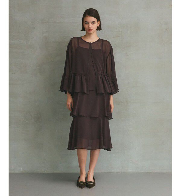 Grace Class「シフォンフリルポンチョ」|その他|