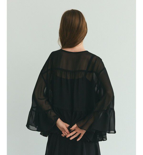 Grace Class「シフォンフリルポンチョ」|その他|