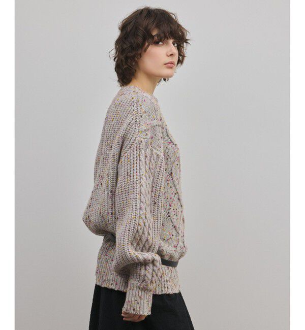 GRACE CONTINENTAL「ケーブルニットトップ」|ニット・セーター|