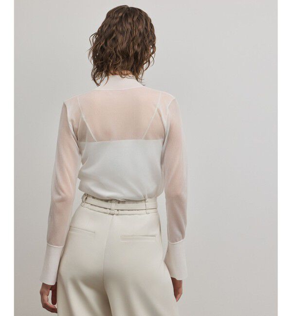 GRACE CONTINENTAL「シアーハイネックニットトップ」|その他|