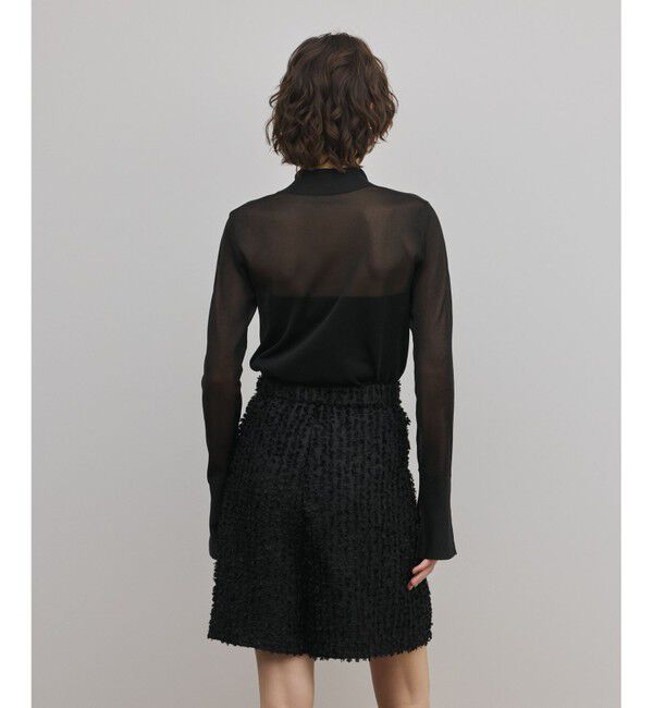 GRACE CONTINENTAL「シアーハイネックニットトップ」|その他|